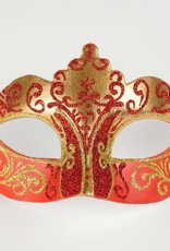 Masquerade Masks Design Masquerade Mask Stella- Gold/Red