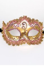 Masquerade Masks Design Eye Mask Giada- Pink