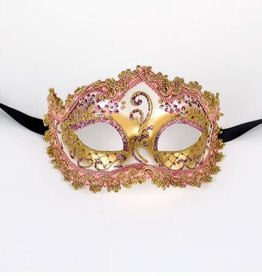 Masquerade Masks Design Eye Mask Giada- Pink