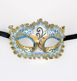 Masquerade Masks Design Eye Mask Giada- Sky Blue