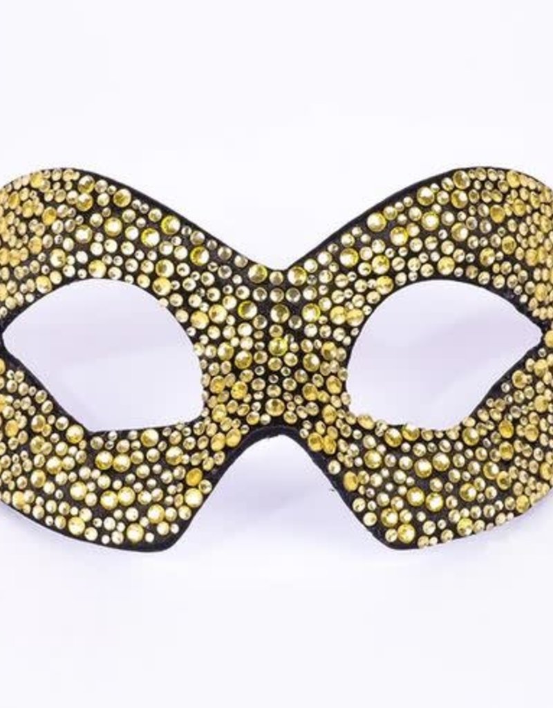 Masquerade Masks Design Eye Mask Hero Strass Black Crystal