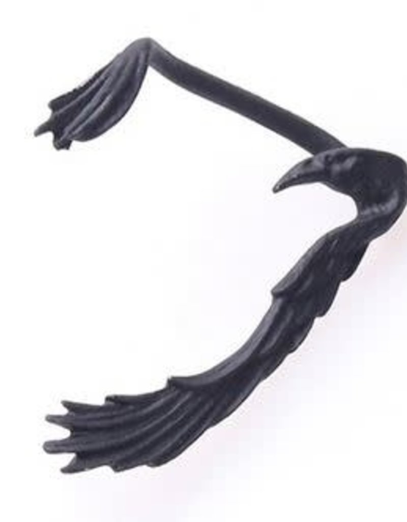 Gothic Punk Black Crow Cuff