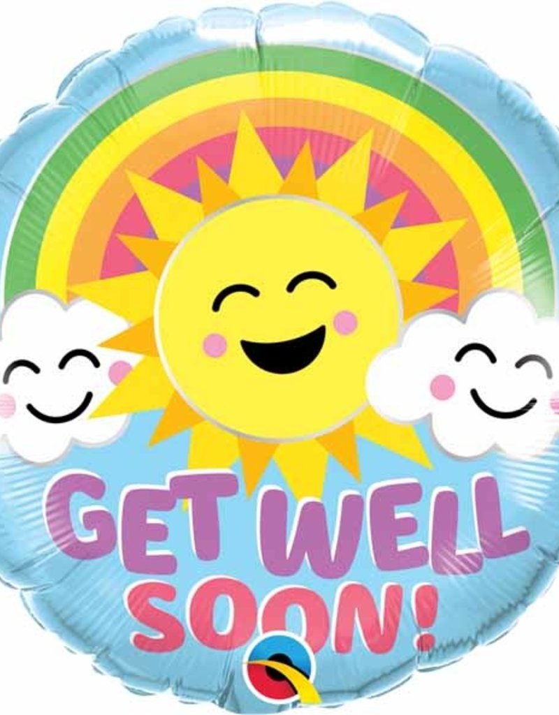 SKS GET WELL SOON SUNNY SMILES 18" RND