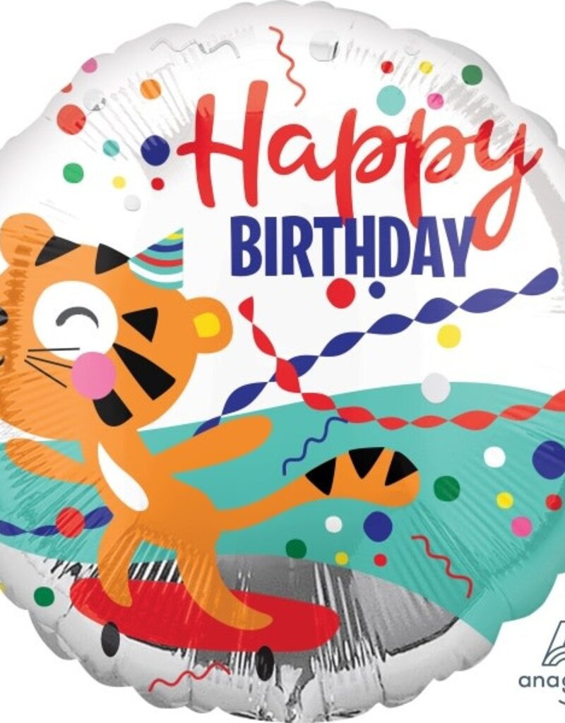 18" Happy Birthday Tiger