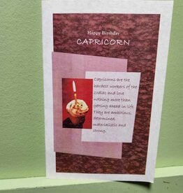 CAPRICORN BIRTHDAY CARD