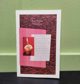 TAURUS  BIRTHDAY CARD