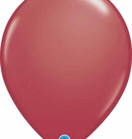 5" Standard Balloons Flat Bulk Cranberry