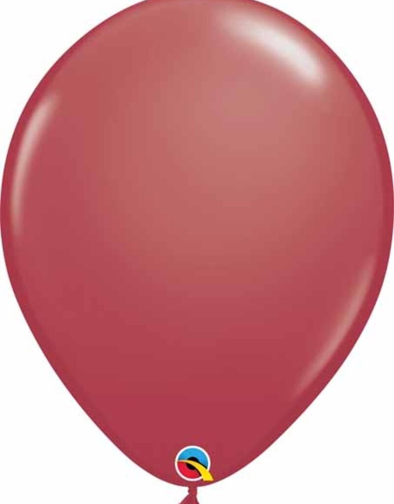 11" Standard Balloons Flat Bulk Cranberry