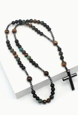 TURQUOISE TIGER EYE ROSARY