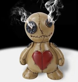 Voodoo Doll Cone Incense Burner - heart breaker
