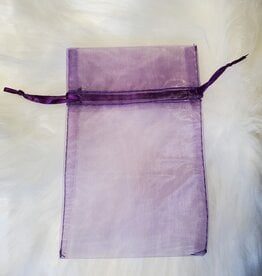 Purple Organza Bag (4 x 6")