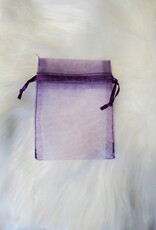 Purple Organza Bag (3 x 4")