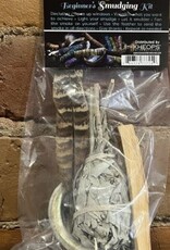 SMUDGING KIT FOR BEGINNERS (SHELL 3″ – 4″)