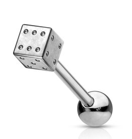 Dice  Steel Barbell (14 gauge)