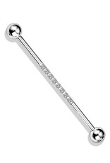 Hollywood Body Jewelry Surgical Steel Industrial Barbell