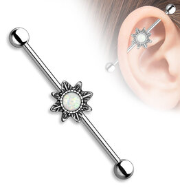 Hollywood Body Jewelry Titanium Star Industrial Barbell 38mm