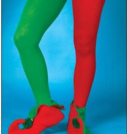 RED/GREEN TIGHTS ONE SIZE ONLY ADULT