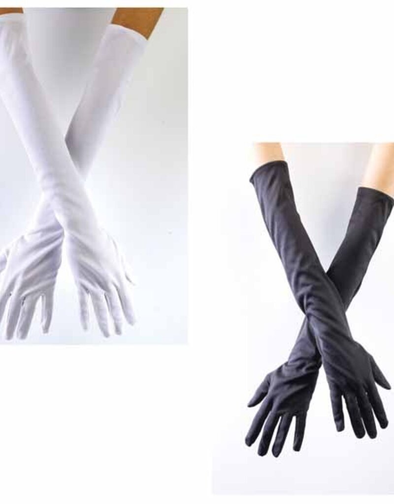 20" Opera Gloves - Black