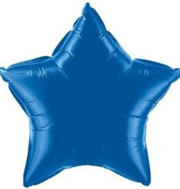 20" STAR  MYLAR DARK BLUE