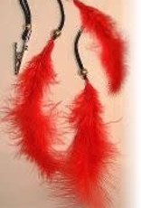 FEATHER HAIR CLIP Asst colours