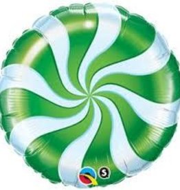 18" GREEN CANDY SWIRL