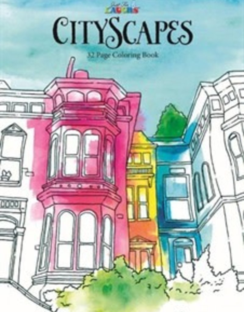 City Scapes Adult Colouting Book