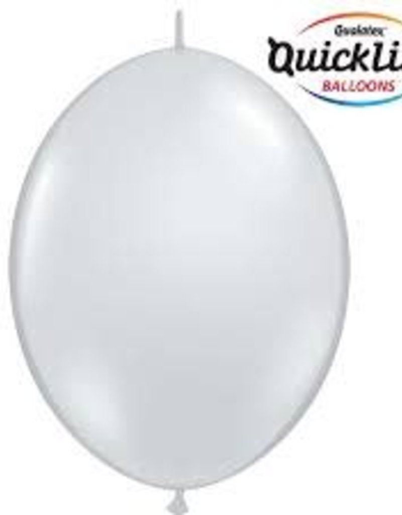 Qualatex 12" QUICK LINK DIAMOND CLEAR