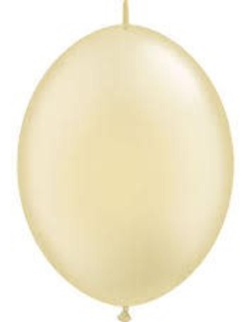 Qualatex 06" Quick Link Pearl Ivory 50ct