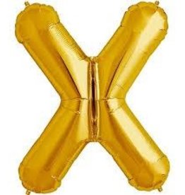 34" Letter X - Gold