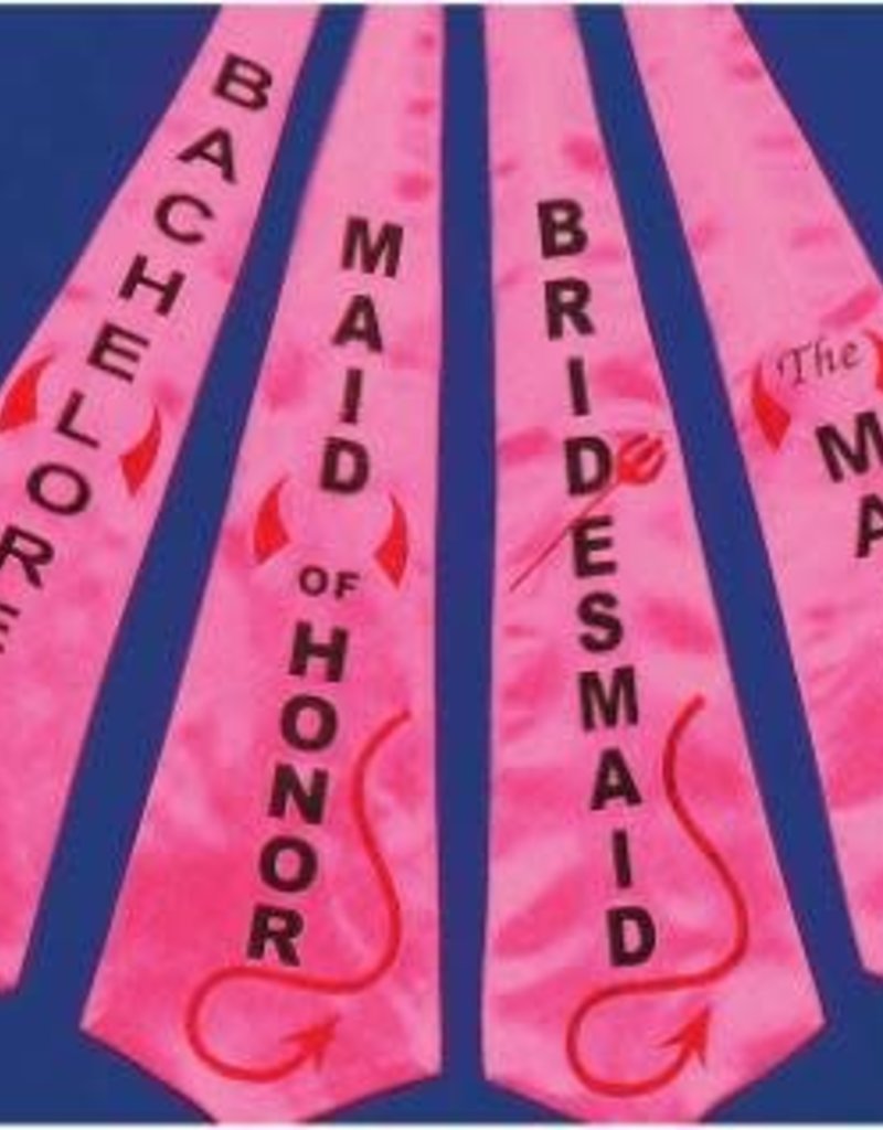 Bridesmaid Hot Pink Party Tie Wedding