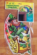 2PC 17" DOOR DECORATION LEPRECHAUN