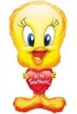 31" Tweety Bird Valentine Heart (FLAT)