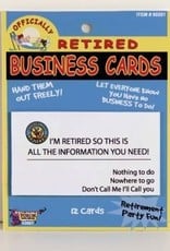 RETIRED BUSINESS CARDS 12PK