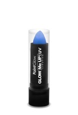 Neon UV Lipstick Ice Blue Glitter