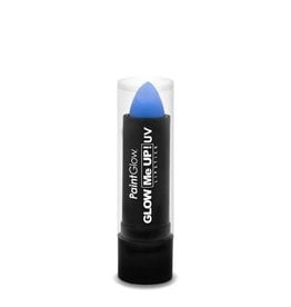 Neon UV Lipstick Ice Blue Glitter