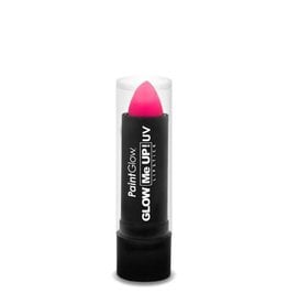 Neon UV Lipstick Candy Pink Glitter