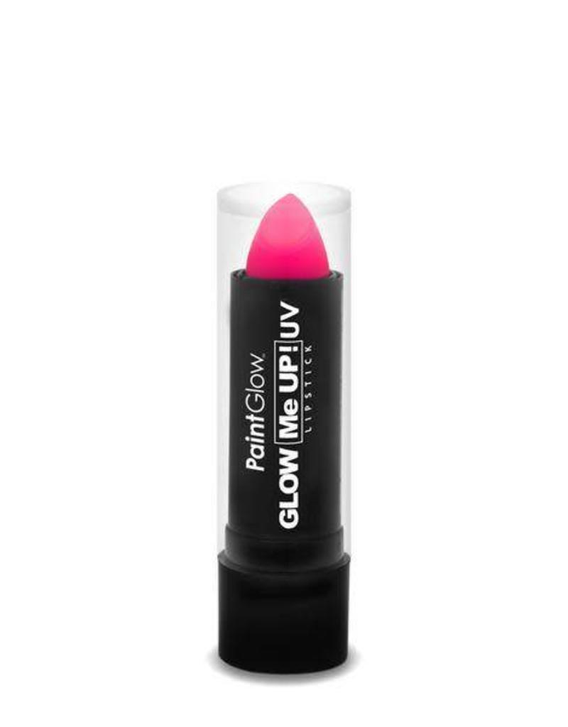 Neon UV Lipstick Candy Pink Glitter