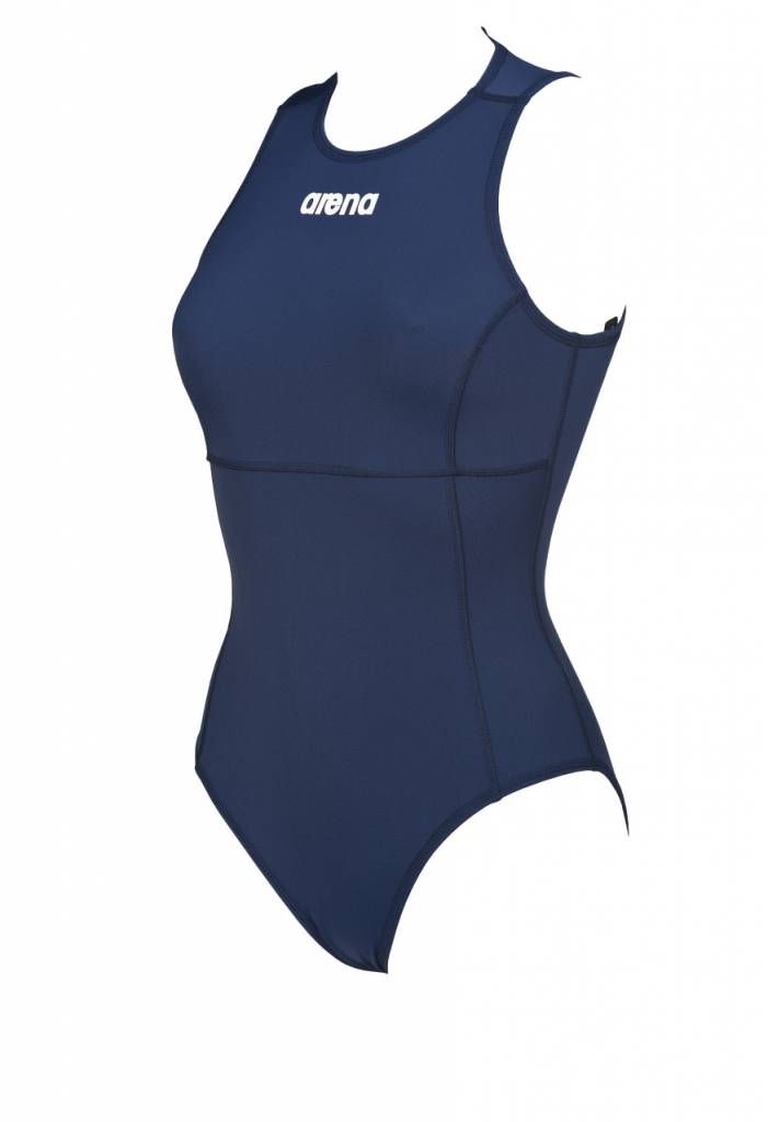2A247 - W Solid Waterpolo One Piece - Soles and Suits Athletic Apparel