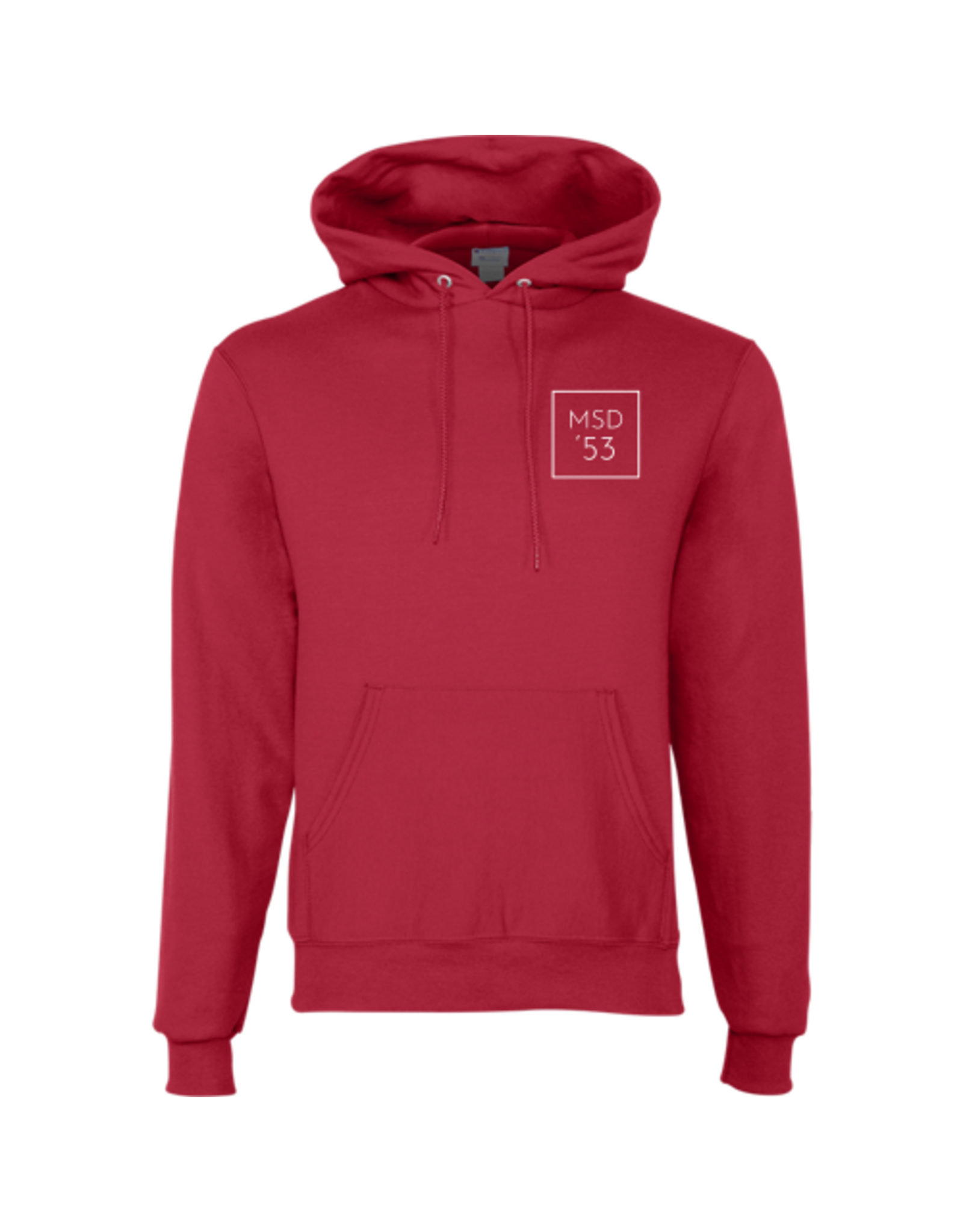 Champion Martin MSD 53 Hoodie w/small logo - Red