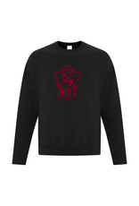 Riot Crewneck Sweater Black on Black - Limited Edition