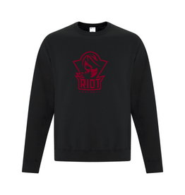 Riot Crewneck Sweater Black on Black - Limited Edition