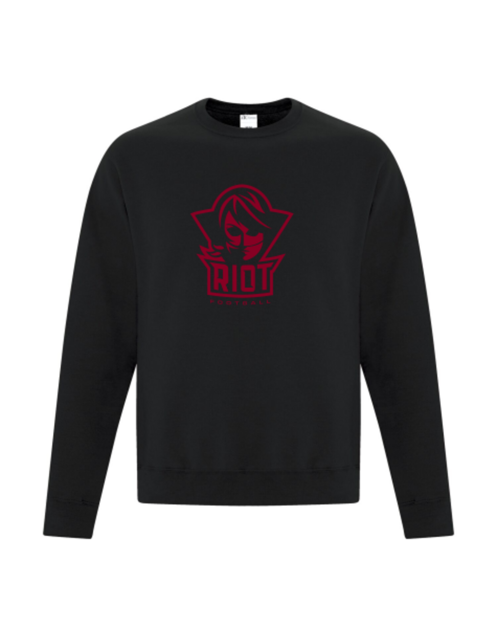 Riot Crewneck Sweater Black on Black - Limited Edition