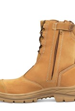 Oliver Oliver 55-385 200mm Hi-Leg Wheat Zip Sided Safety Boots