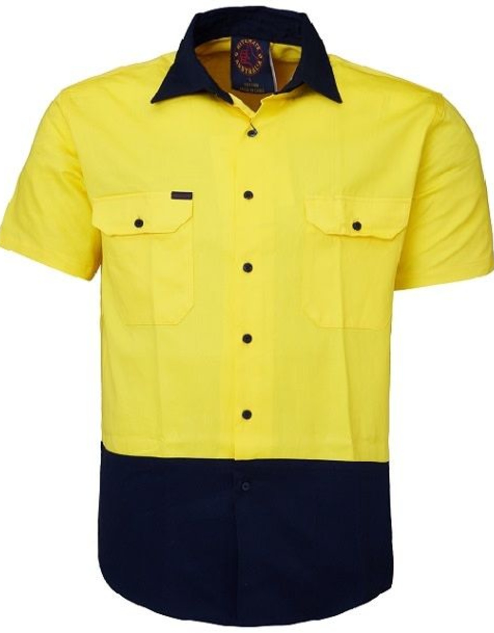 Ritemate Ritemate RM1050S Cotton Twill Hi Vis SS Shirt