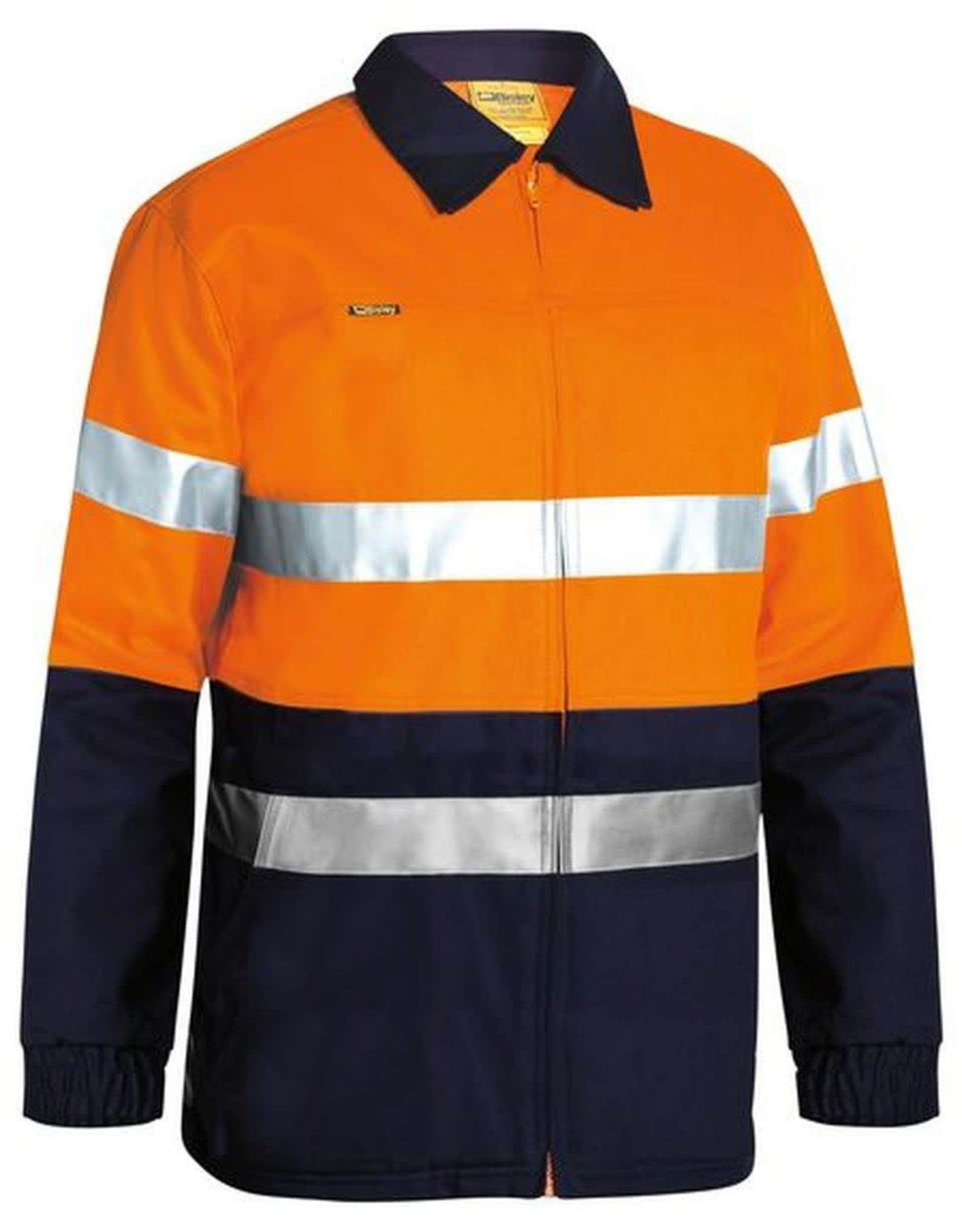 Bisley Bisley BK6710T 2 Tone Hi Vis Drill Jacket 3M Reflective Tape