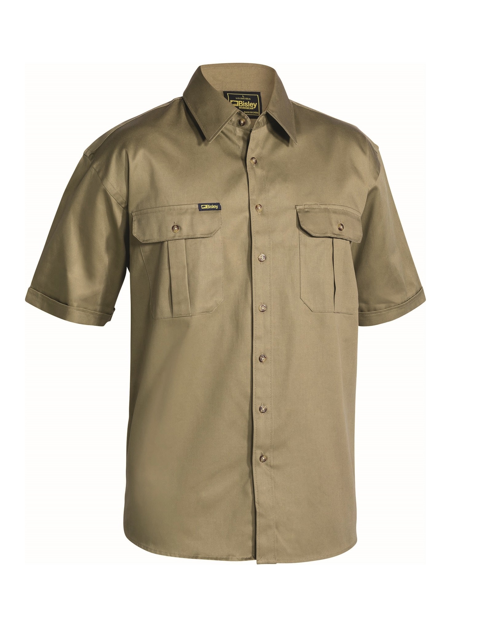 Bisley Original Cotton Drill SS Work Shirt - Ipswich Work 'N' Safety