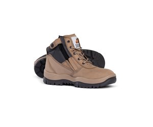 Mongrel Low Zip Side Stone Steel Toe Work Boot - Outback Outfitters