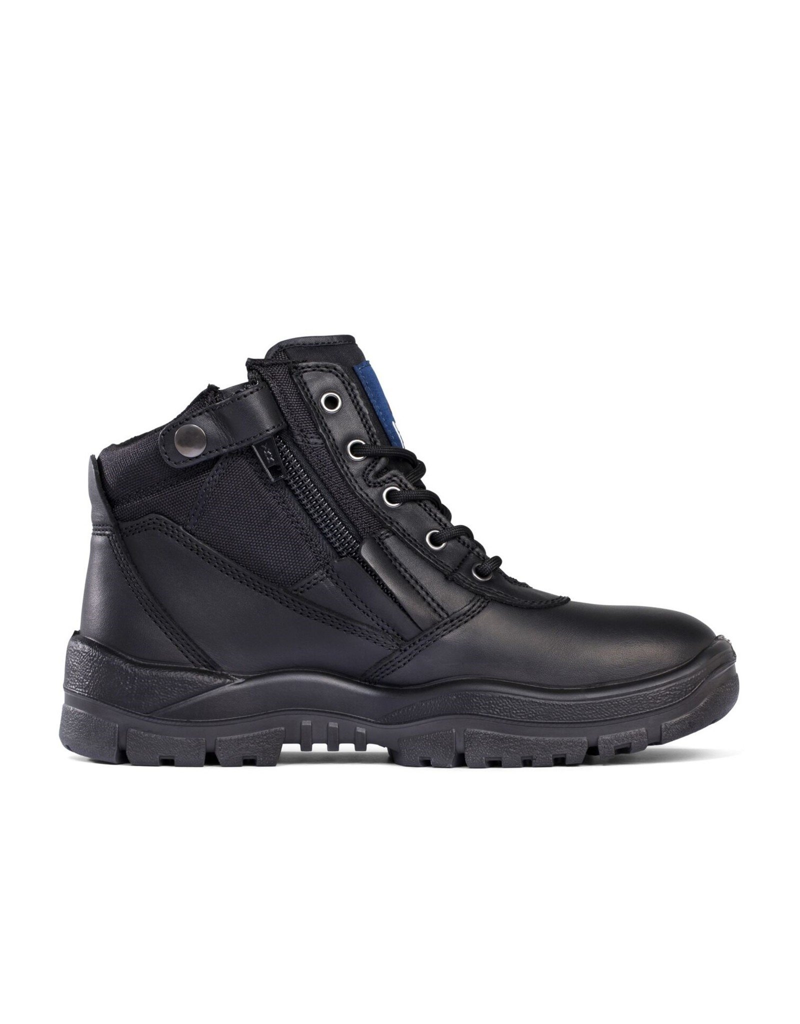 Mongrel Mongrel 261020 'P' Series Zip Sided Black Steel Cap Boot