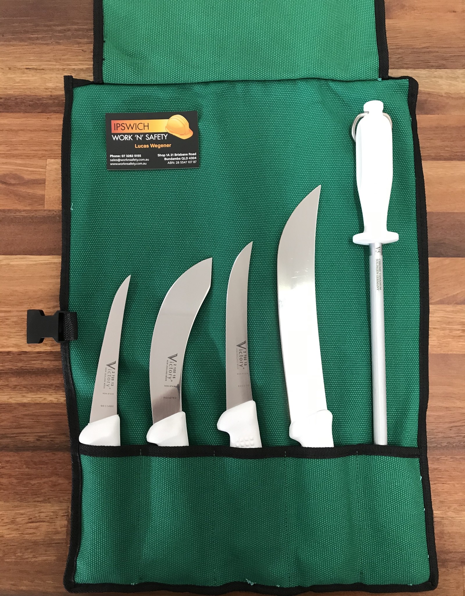 Victory Knives Victory VICBUT2 Butchering / Larger Animals Knife Roll