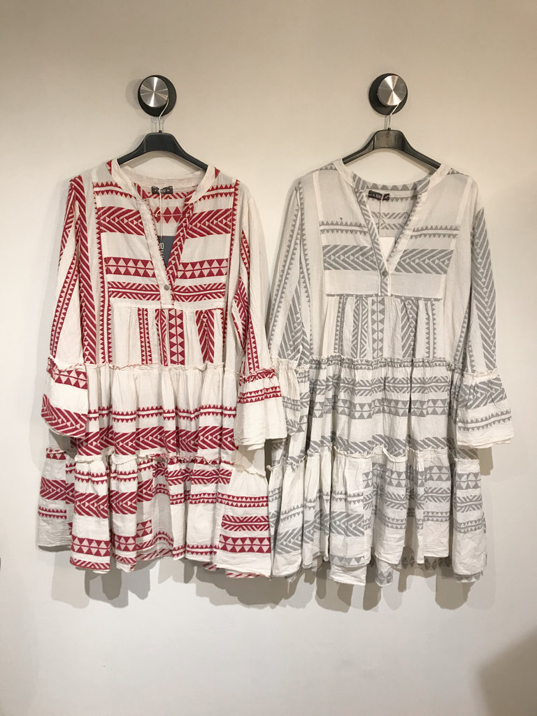 Terminal 1 Clothing Embroidered Aztec Dress